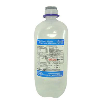 Dịch Truyền Ringer Lactat & Glucose 5% B.Braun (Thùng/10chai/500ml)