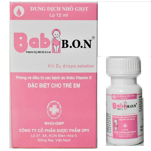 Babi B.O.N Vitamin D3 400 IU/0.4ml OPV (C/12ml)