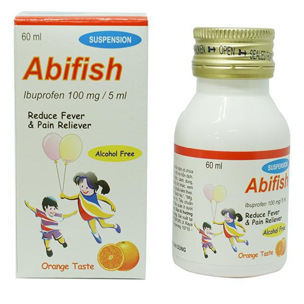 Abifish (Ibuprofen) 100mg/5ml PT.Sunthi (C/60ml)