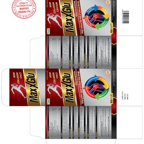 Maxxglu Glucosamin Rostex (H/60v) (Nâu)