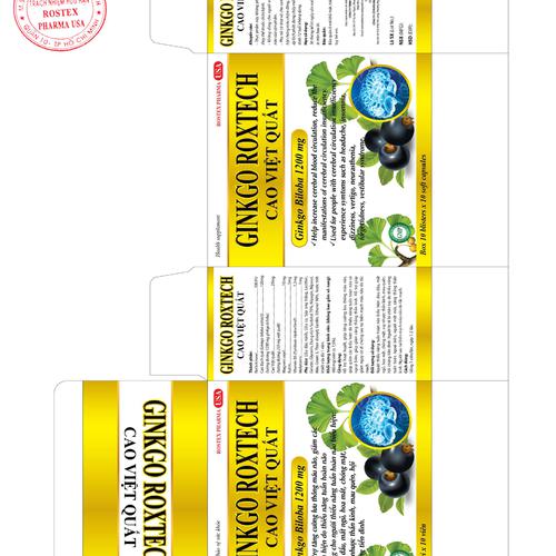 Ginkgo Natto Cao Việt Quất Rostex (H/100v) (Xanh)