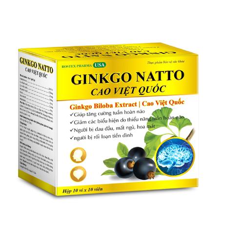Ginkgo Natto Cao Việt Quốc Rostex (H/100v) (Vàng)