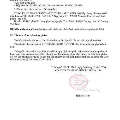 Ginkgo Natto Cao Việt Quốc Rostex (H/100v) (Vàng)