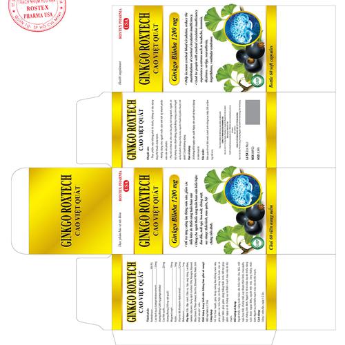 Ginkgo Natto Cao Việt Quốc Rostex (H/100v) (Vàng)