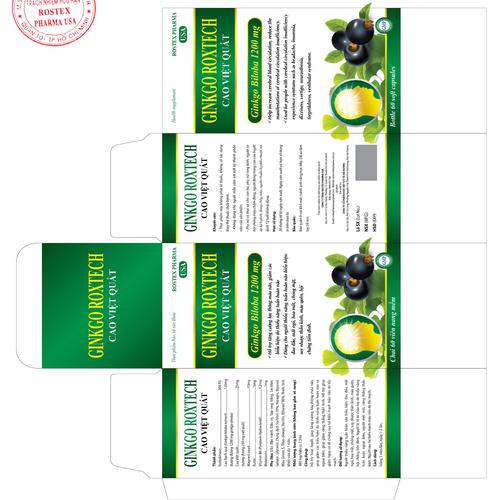 Ginkgo Natto Cao Việt Quốc Rostex (H/100v) (Vàng)