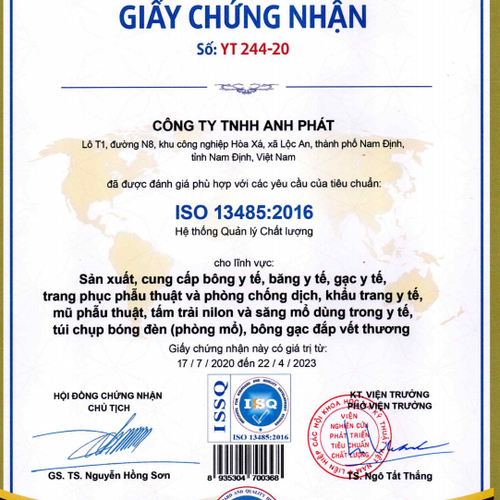 Bông Y Tế Cắt Miếng 7cm X 7cm Apha Anh Phát (G/100gr)
