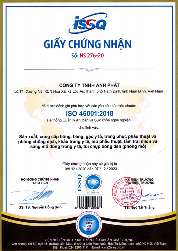 Bông Y Tế Cắt Miếng 7cm X 7cm Apha Anh Phát (G/100gr)