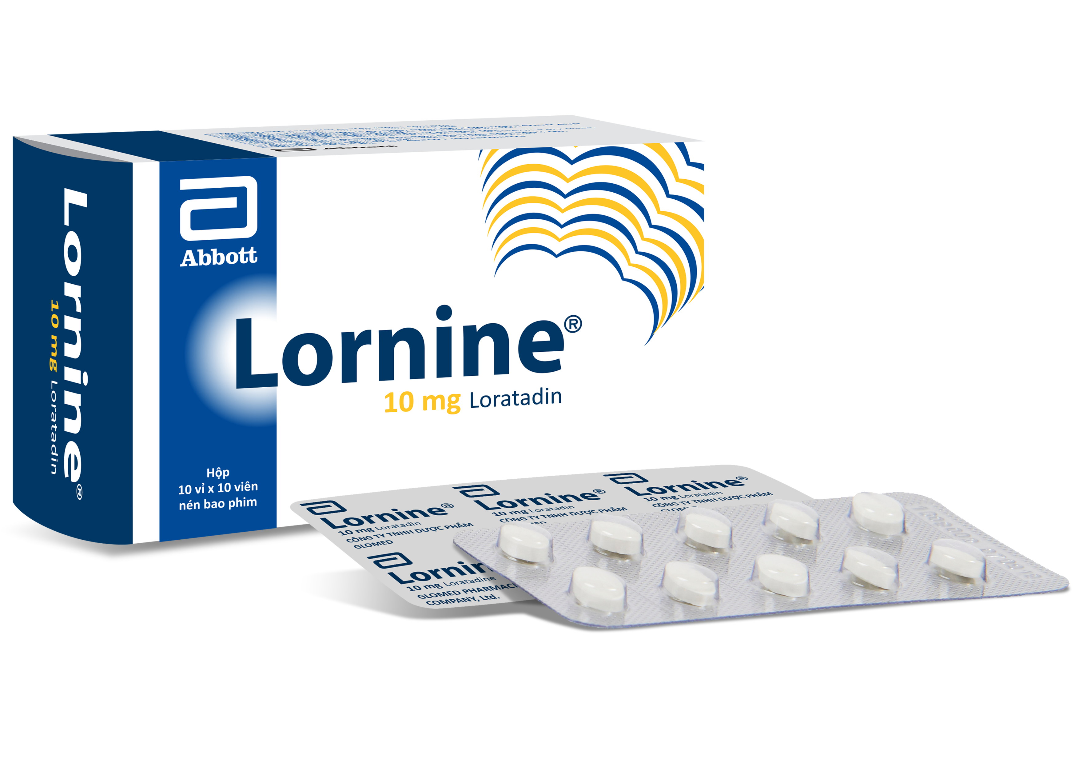 Lornine (Loratadin) 10mg Glomed (H/100v)