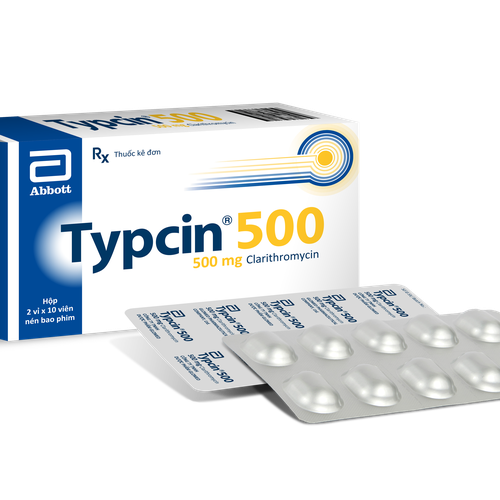 Typcin 500 (Clarithromycin) Glomed (H/20v)