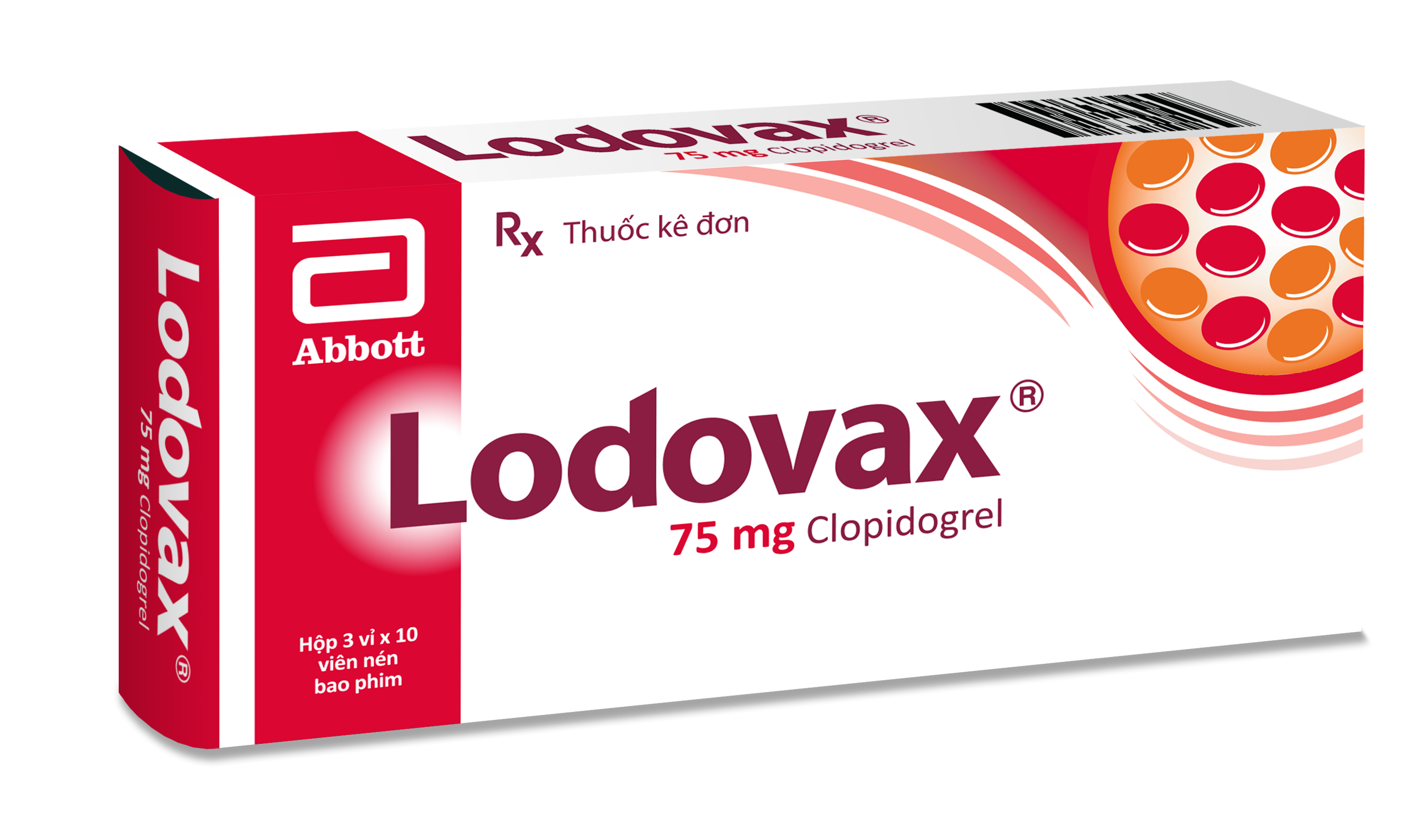 Lodovax (Clopidogrel) 75mg Glomed (H/30v)