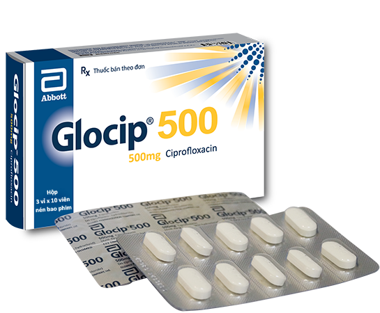 Glocip 500 (Ciprofloxacin) Glomed (H/30v)