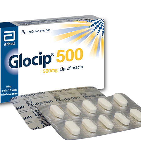 Glocip 500 (Ciprofloxacin) Glomed (H/30v)