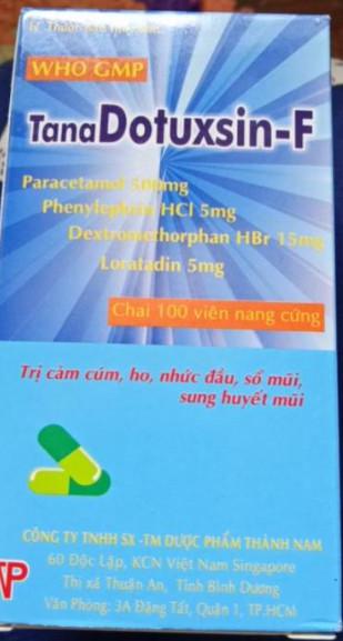 Tanadotuxsin F Thành Nam (C/100v)