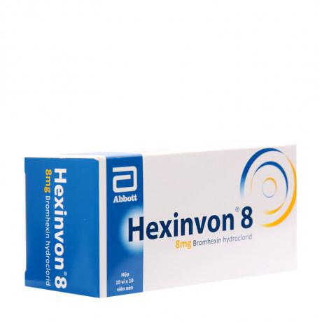 Hexinvon 8 (Bromhexin Hydroclorid) Glomed (H/100v)
