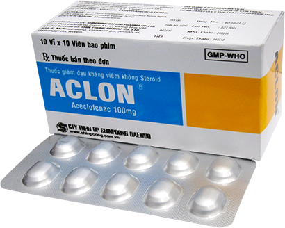 Aclon (Aceclofenac) 100mg Shinpoong (H/100v)