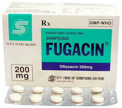 Fugacin (Ofloxacin) 200mg Shinpoong (H/100v)