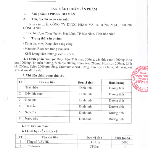 Diamax Hỗ Trợ Điều Trị Tiểu Đường Eiffel (C/60v)