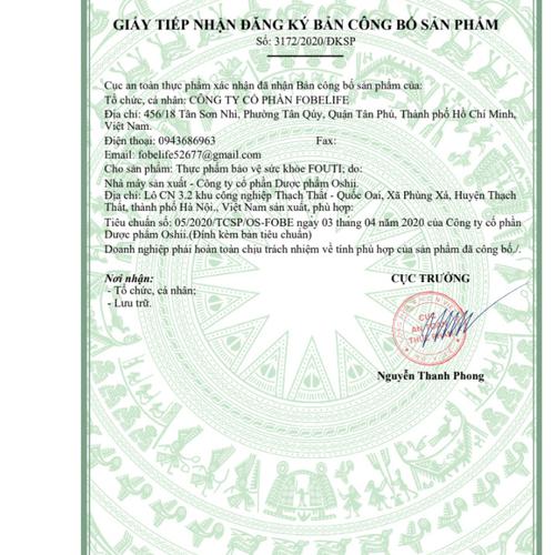 Fouti Viên Uống Hỗ Trợ Giảm Triệu Chứng Đường Tiết Niệu Fobelife (H/30v)