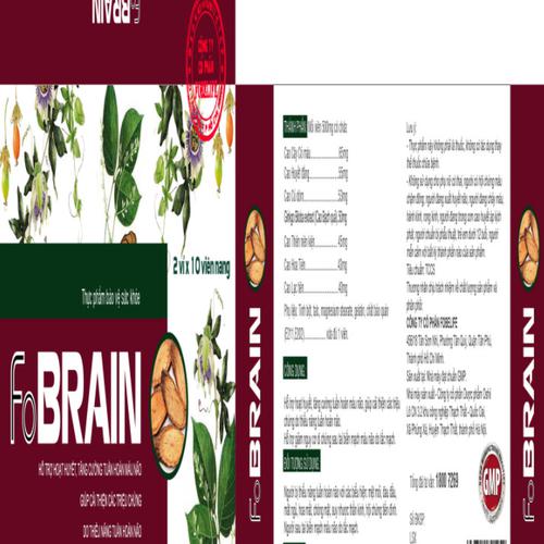 Fobrain Tăng Cường Tuần Hoàn Máu Não Fobelife (H/20v)