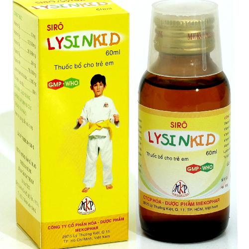 Siro Lysinkid Mekophar (Chai/100ml)