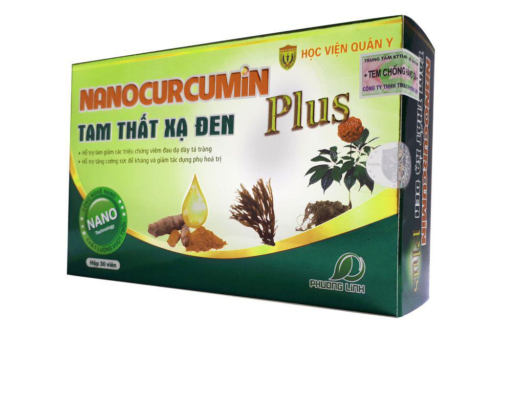 Nanocurcumin Tam Thất Xạ Đen Plus Học Viện Quân Y (H/30v)