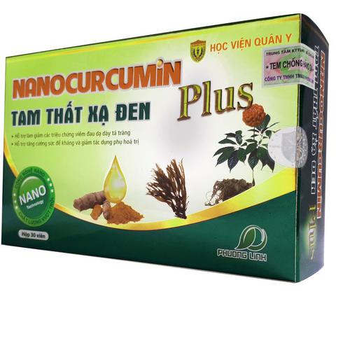 Nanocurcumin Tam Thất Xạ Đen Plus Học Viện Quân Y (H/30v)