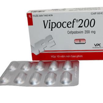 Vipocef 200 (Cefpodoxime) Pharimexco (Lốc/10hộp/10v)