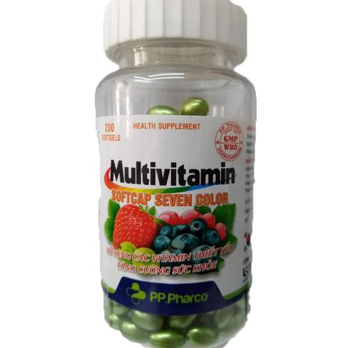 Multivitamin Softcap Seven Color PP Pharco (C/200v)