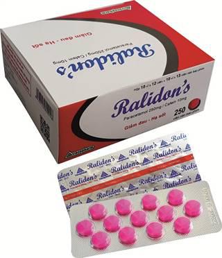 Ralidon's (Paracetamol, Cafein) Vacopharm (H/250v)