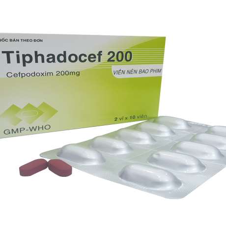 Tiphadocef 200 (Cefpodoxim) Tipharco (H/20v)