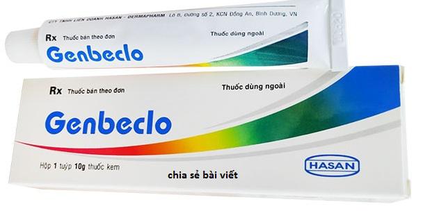 Genbeclo Hasan (Lốc/10Tuýp/10gr)