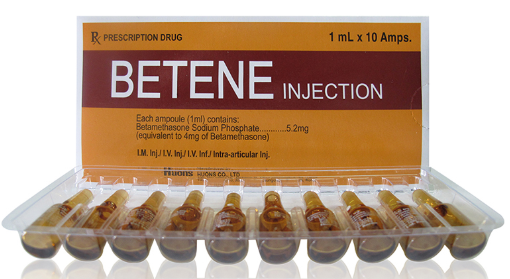 Betene (Betamethasone) 4mg/ml Inj Huons (H/10ống)