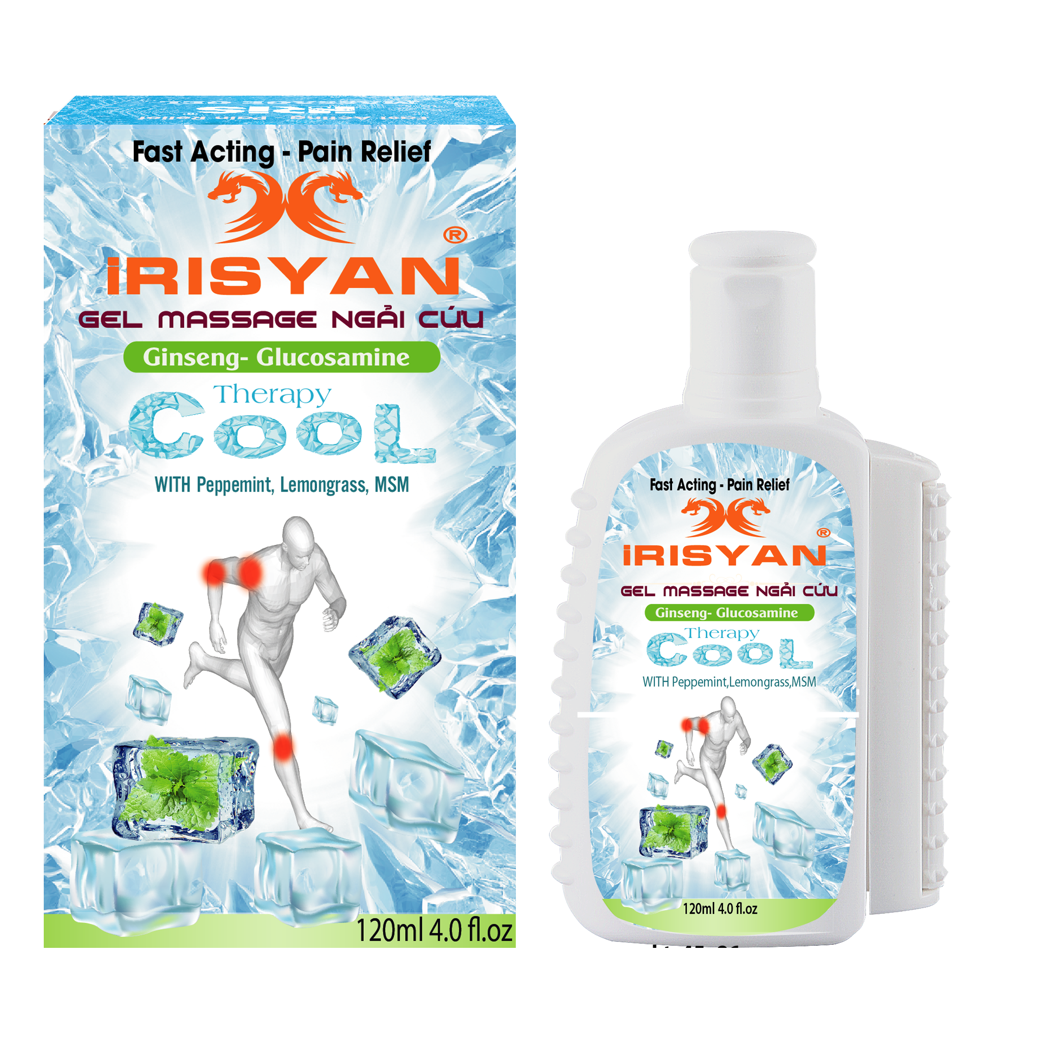 Gel Massage Ngải Cứu IrisYan (C/120ml)