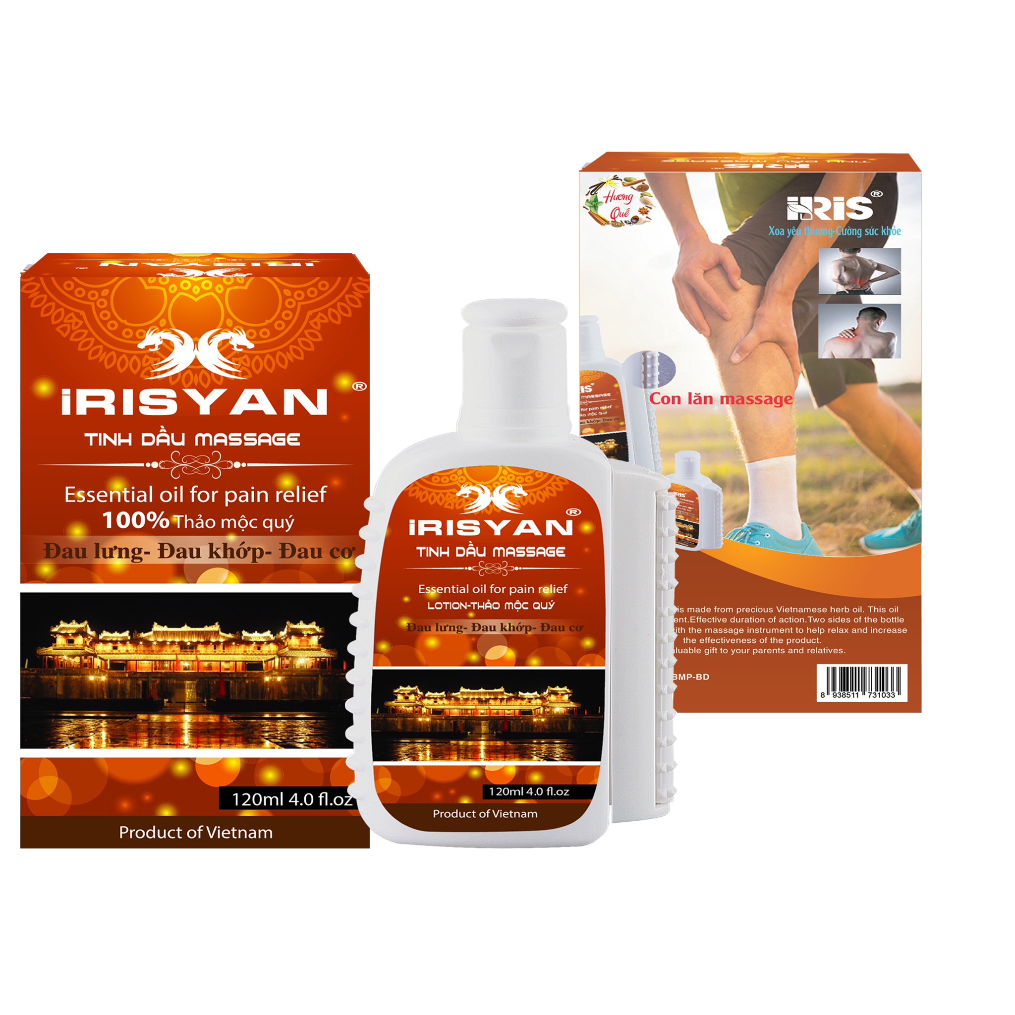 Tinh Dầu Massage IrisYan Hương Quế (C/120ml)