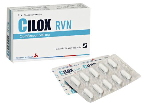 Cilox RVN (Ciprofloxacin) 500mg Roussel (H/30v)