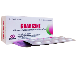 Grarizine (Levocetirizine) 5mg Gracure (H/100v)