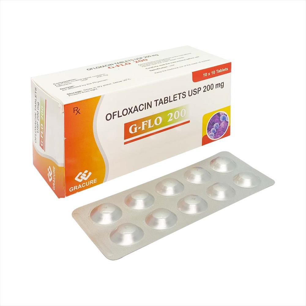 G-Flo 200 (Ofloxacin) Gracure (H/100v)