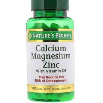 Viên Uống Nature's Bounty Calcium Magnesium Zinc (C/100v)