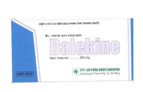 Dalekine (Natri Valproat) 200mg Danapha (H/40v)