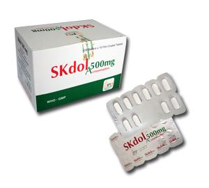 Skdol (Acetaminophen) 500mg Phương Đông (H/100v)