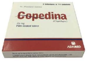 Copedina (Clopidogrel) 75mg Adamed (H/28v)