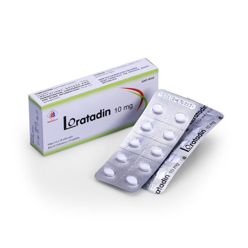 Loratadin 10mg Domesco (H/20v)