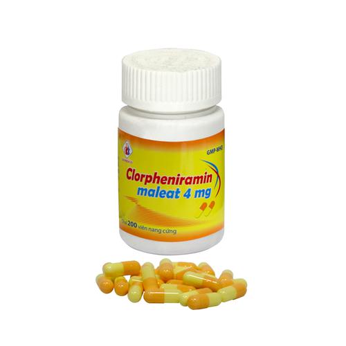 Clorpheniramin Maleat 4mg Domesco (C/200v)