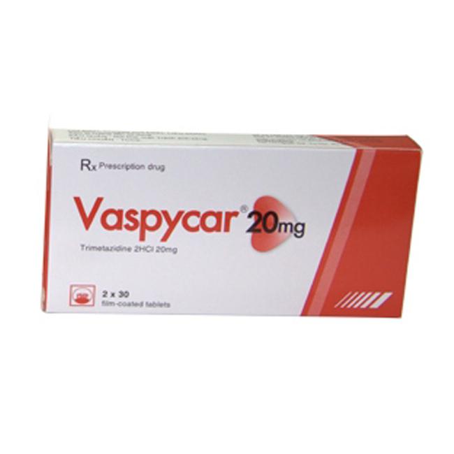 Vaspycar 20 (Trimetazidine) Pymepharco (H60v)