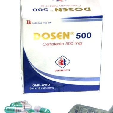 Dosen 500 (Cefalexin) Domesco (H/100v)