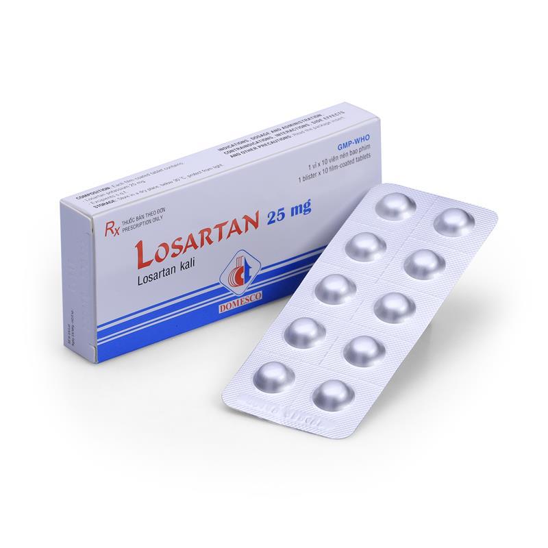 Losartan 25mg Domesco (H/10v)