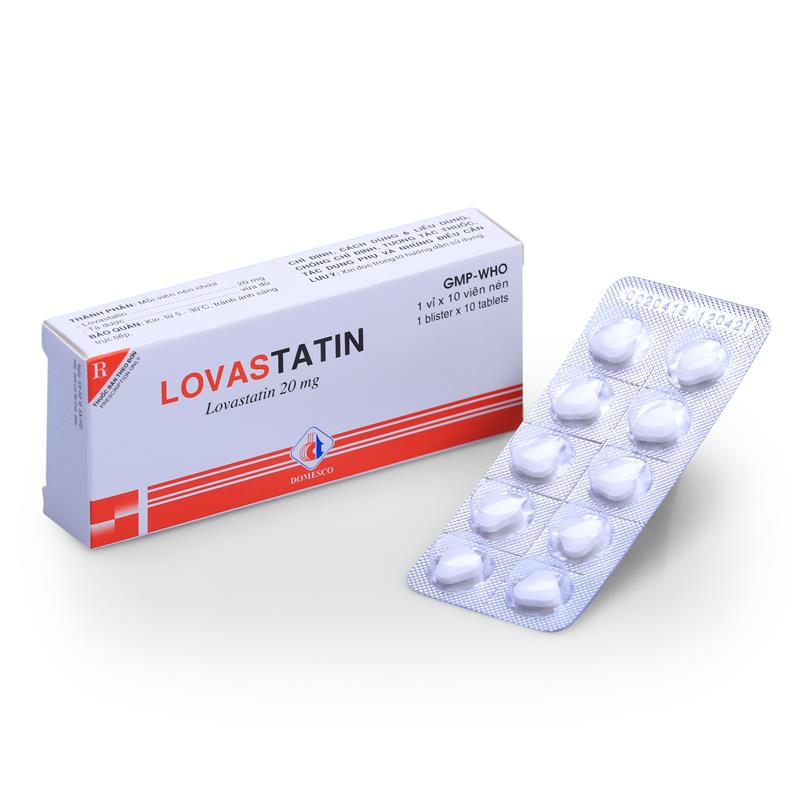 Lovastatin 20mg Domesco (H/10v)