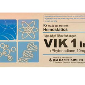 Vik 1 (Phytomenadion) 10mg Dai Han (H/10 ống)