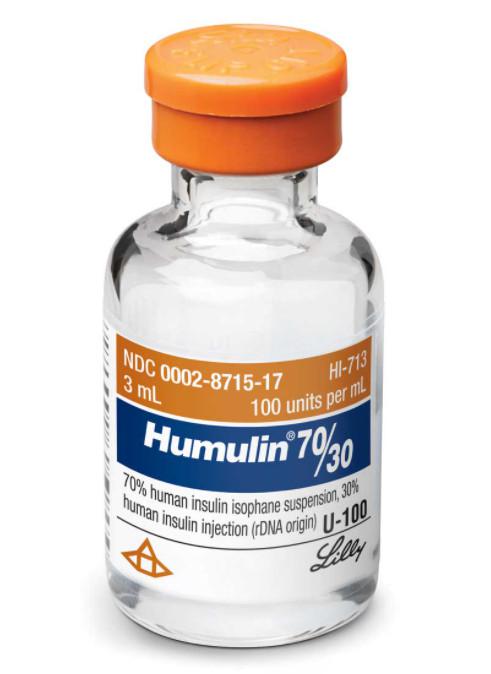 Humulin 70/30 (Human Insulin rDNA) Lilly (C/10ml)