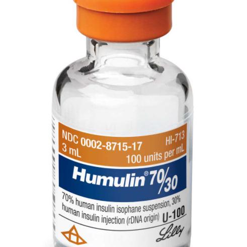 Humulin 70/30 (Human Insulin rDNA) Lilly (C/10ml)